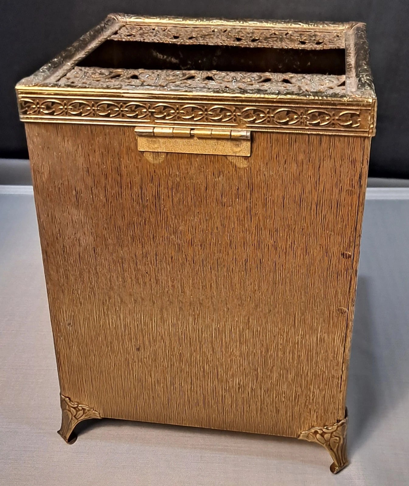 Vintage Italian Rococo Baroque Gold Gilded Square Hinged Tissue Box Holder | eBay